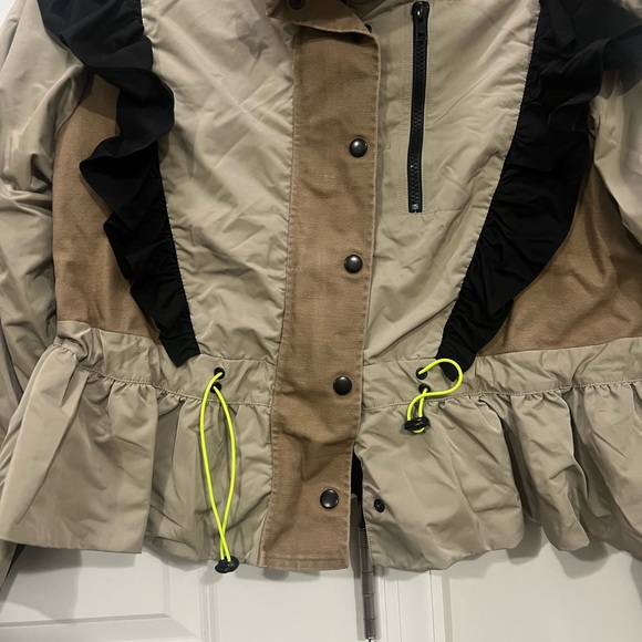 Sandy Liang Brown / Black Pell Jacket Size Medium $850 - Picture 3 of 7